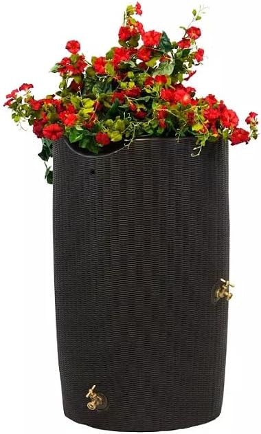 🧺🌿 50-Gallon Outdoor Wicker Storage Bin 🏡✨ | Decorative Patio Organizer 💚☀️