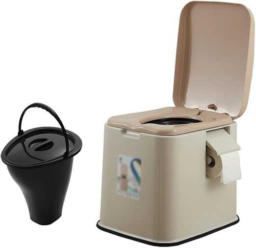 🚽🏕️ Portable Camping Toilet ✨🌲 Foldable Outdoor Comfort 💧