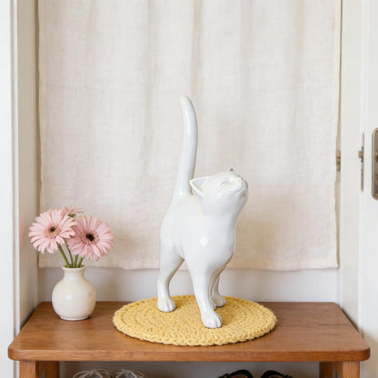 ✨ Vintage Verdigris Finish 🐾 Outdoor Decor Gift for Cat Lovers 🏡🥰
