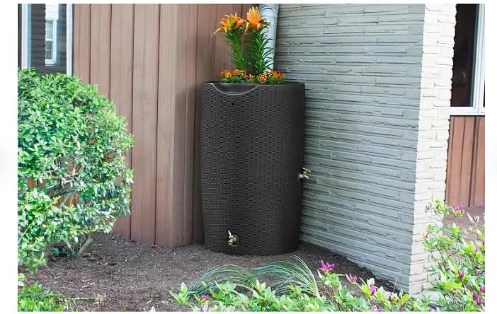 🧺🌿 50-Gallon Outdoor Wicker Storage Bin 🏡✨ | Decorative Patio Organizer 💚☀️