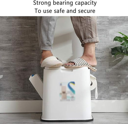 🚽🏕️ Portable Camping Toilet ✨🌲 Foldable Outdoor Comfort 💧