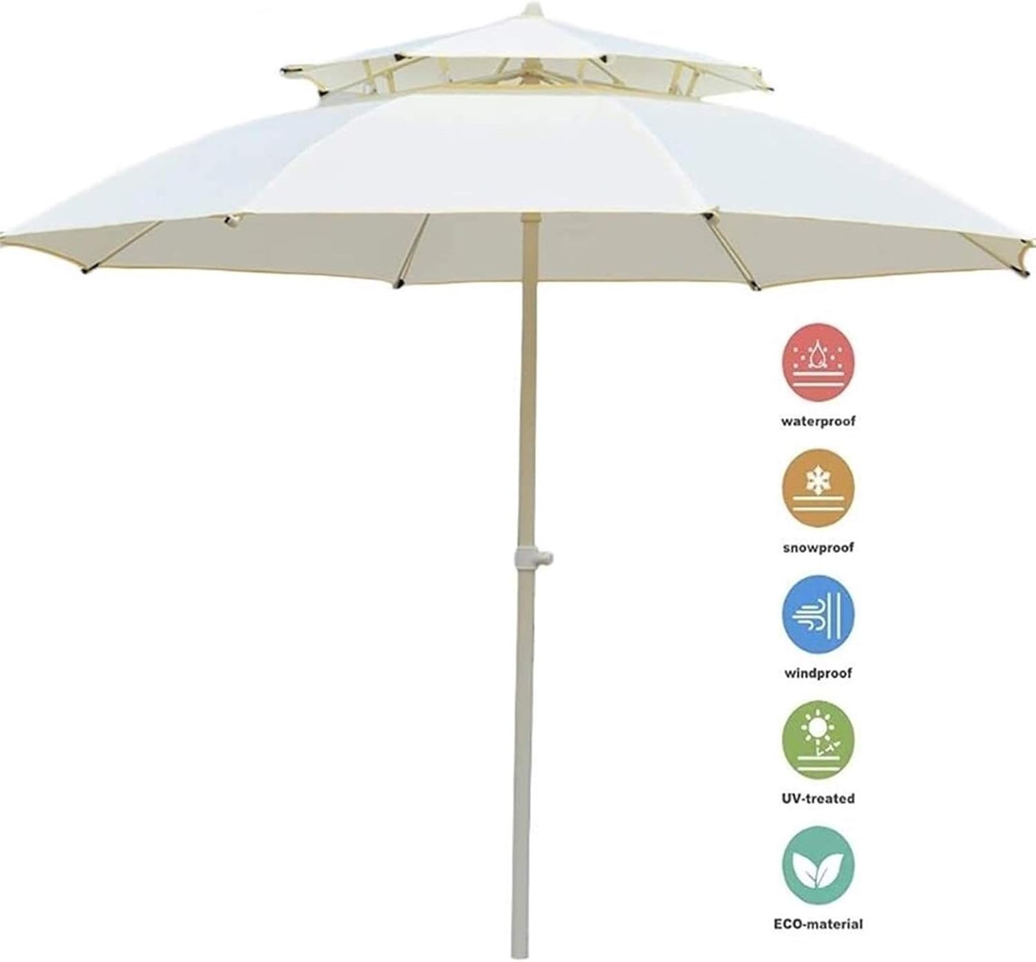 ☀️🌴 Outdoor Patio Umbrella 🌈☂️ | Adjustable Garden & Poolside Shade 🏖️🌿