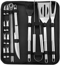 🔥🍢 BBQ Grilling Tool Set 🪵✨ | Stainless Steel Spatula & Skewers 🏕️🍖