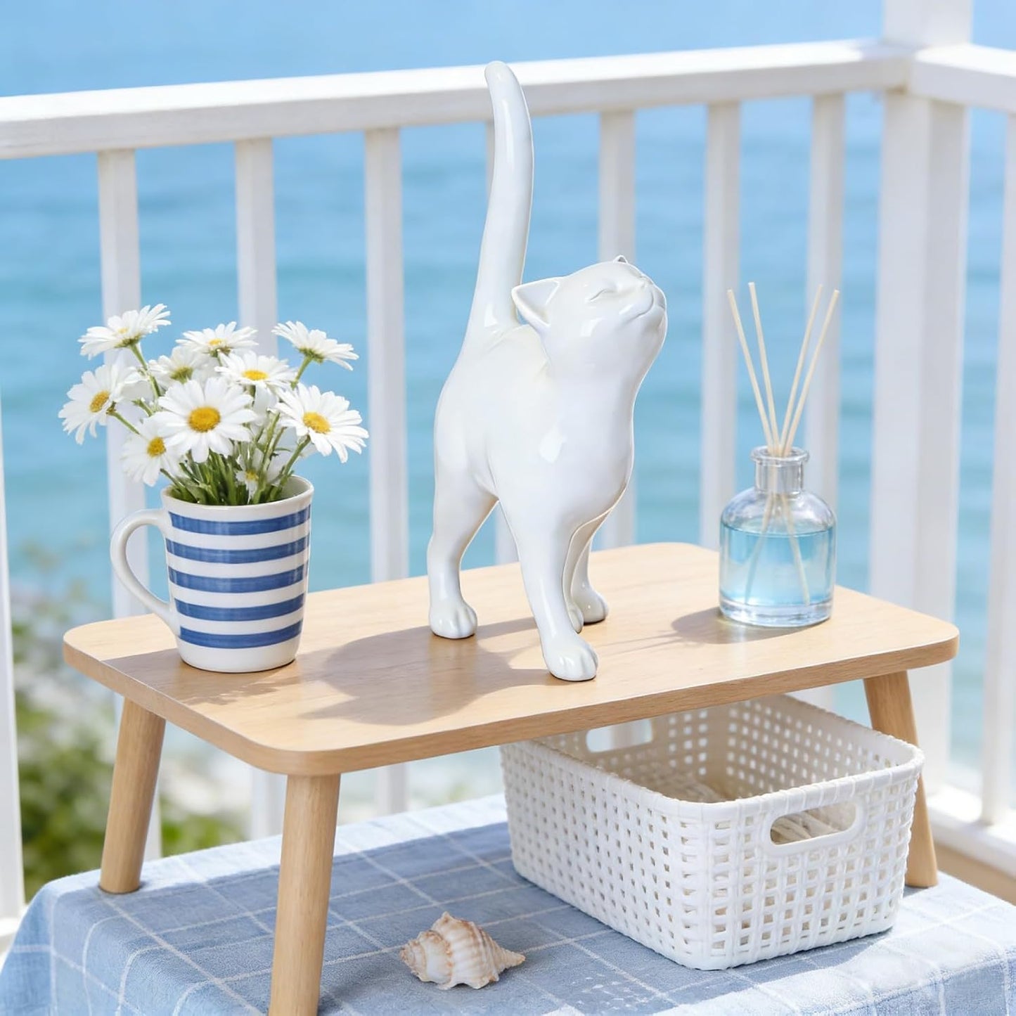 ✨ Vintage Verdigris Finish 🐾 Outdoor Decor Gift for Cat Lovers 🏡🥰