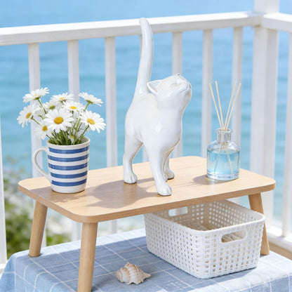 ✨ Vintage Verdigris Finish 🐾 Outdoor Decor Gift for Cat Lovers 🏡🥰