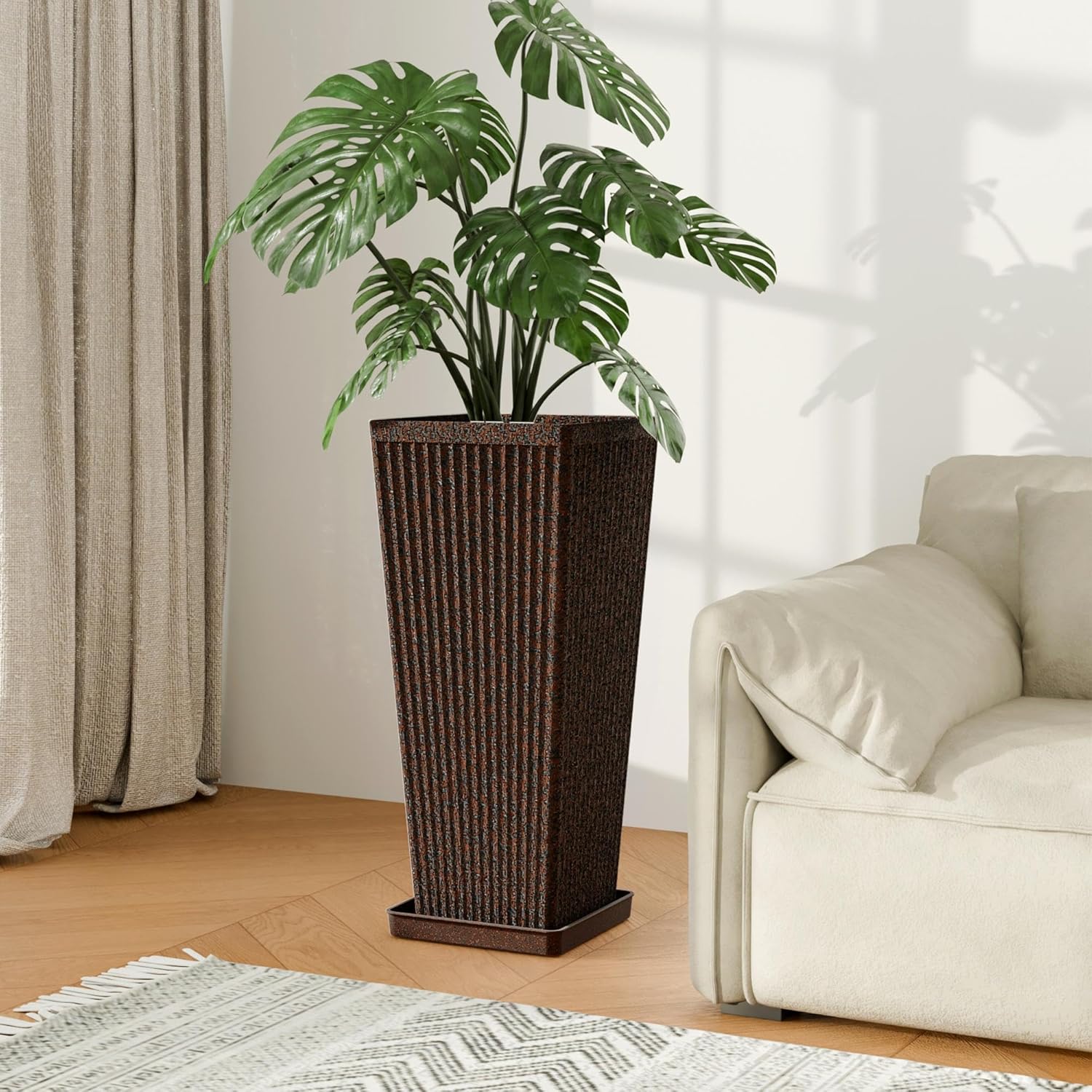 🌿🪴 Stackable Self-Watering Planter 🌸💧 | Indoor & Outdoor Garden Organizer 🌱✨