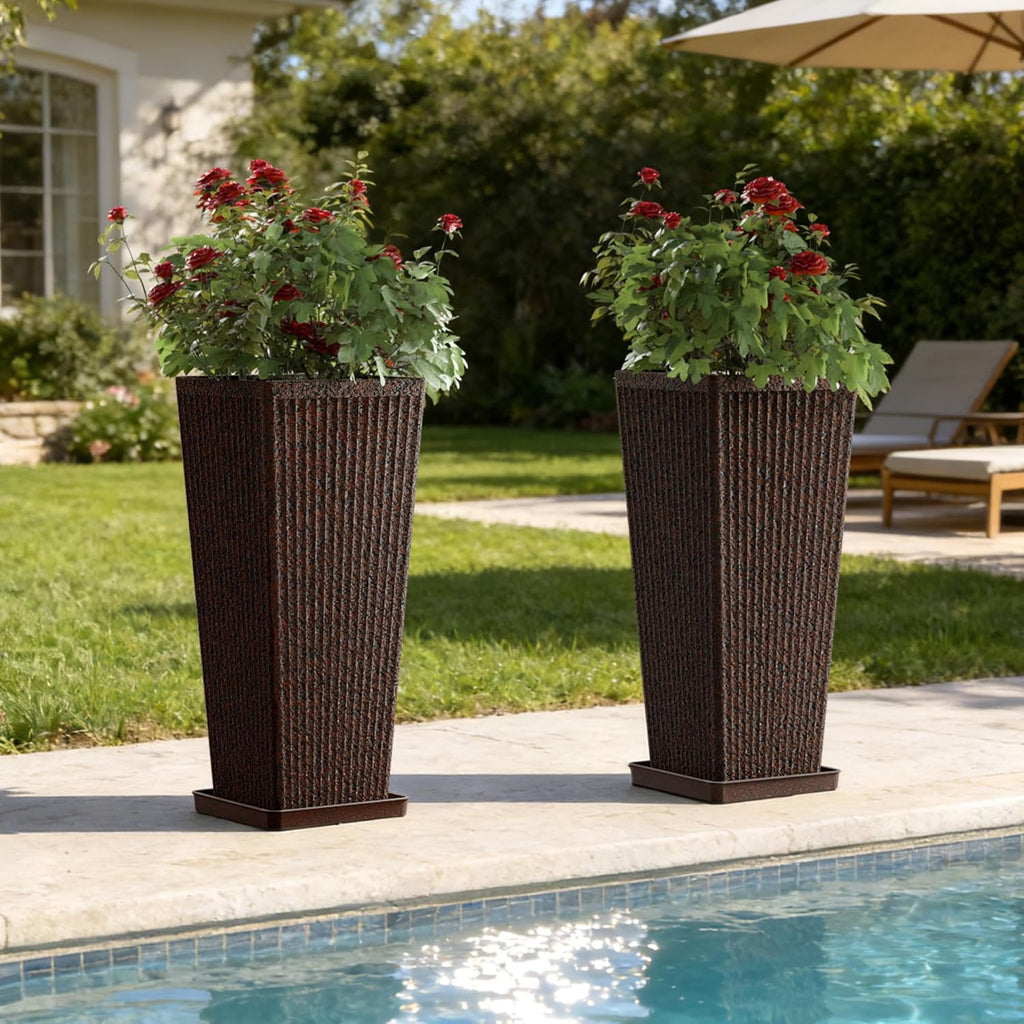 🌿🪴 Stackable Self-Watering Planter 🌸💧 | Indoor & Outdoor Garden Organizer 🌱✨