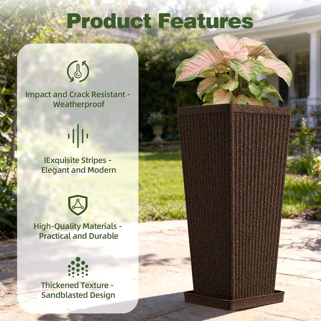 🌿🪴 Stackable Self-Watering Planter 🌸💧 | Indoor & Outdoor Garden Organizer 🌱✨