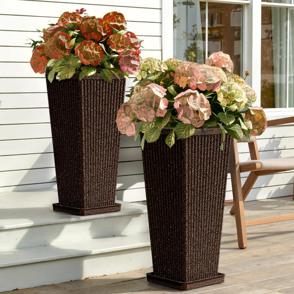 🌿🪴 Stackable Self-Watering Planter 🌸💧 | Indoor & Outdoor Garden Organizer 🌱✨