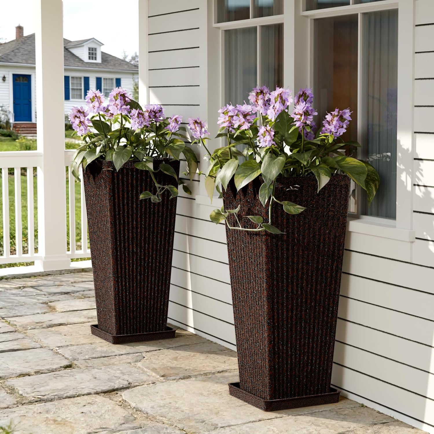 🌿🪴 Stackable Self-Watering Planter 🌸💧 | Indoor & Outdoor Garden Organizer 🌱✨