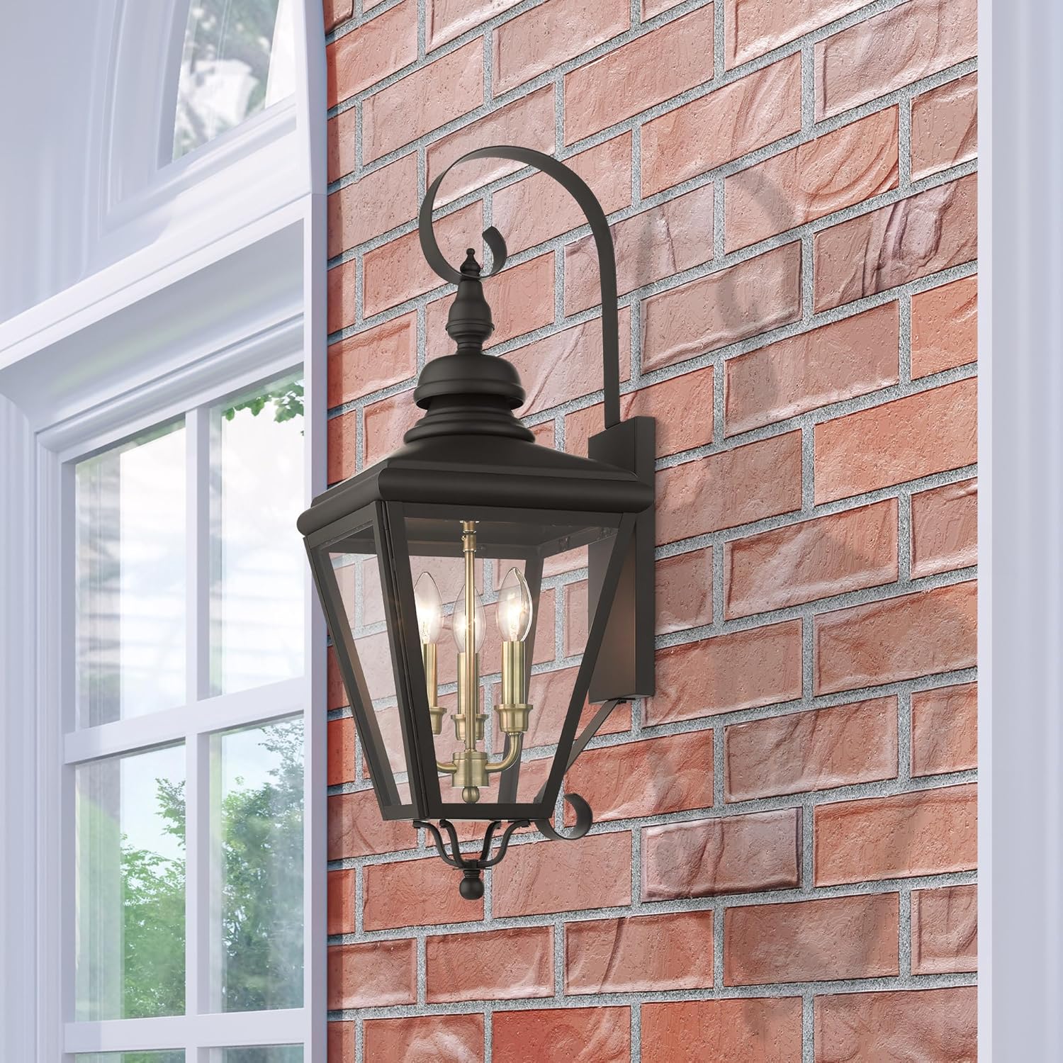 💡🏡 Elegant Outdoor Wall Lantern ✨🌙 | Classic Porch & Patio Light 🔆🌿